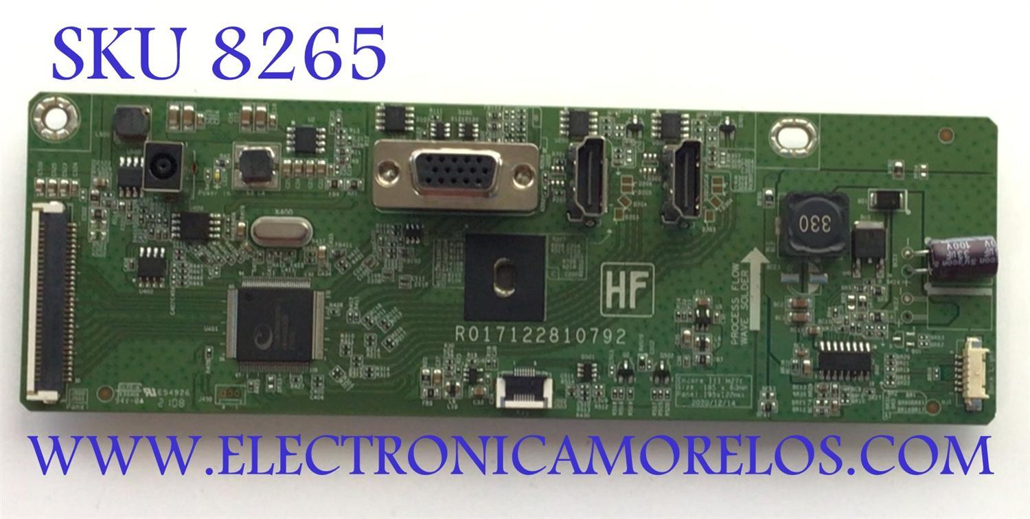 MAIN PARA MONITOR HP / NUMERO DE PARTE R3532-0092-0150 / R017122810792 / R353200220302 / PANEL M315HVR01.1 / MODELO M32F